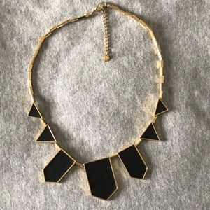 House of Harlow faux leather necklace very good condition
